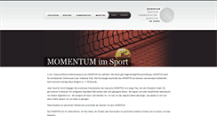 Desktop Screenshot of momentum-sports.de